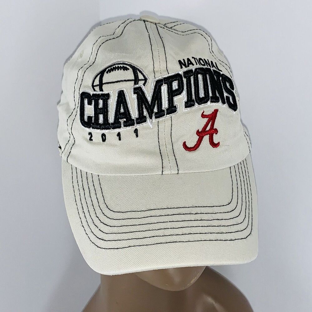 2011 Alabama Crimson Roll Tide National Champions Hat Cap College Football BCS